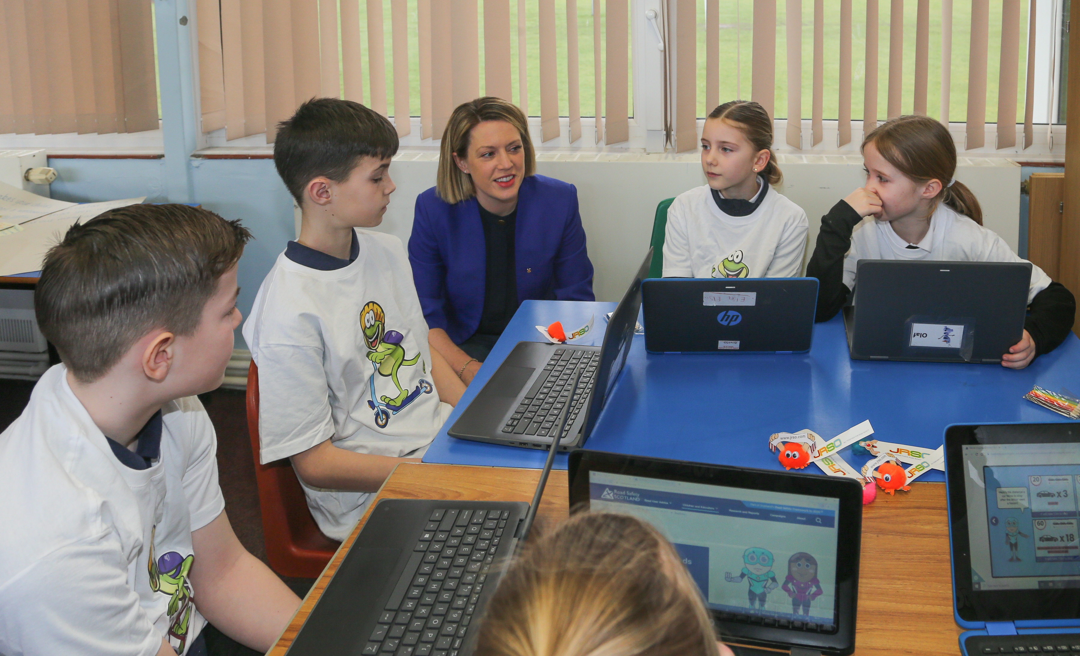 Transport Minister at Carleton Primary School