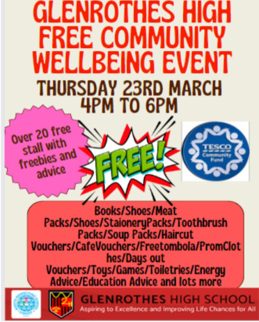 Glenrothes High School Wellbeing Event